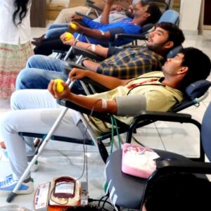 Corporate Social Responsibility (CSR) by top business schools in india GIBS Business School blood donation