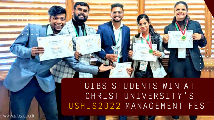 GIBS Bangalore-takes-honors-at-USHUS2022-MANAGEMENT-FEST