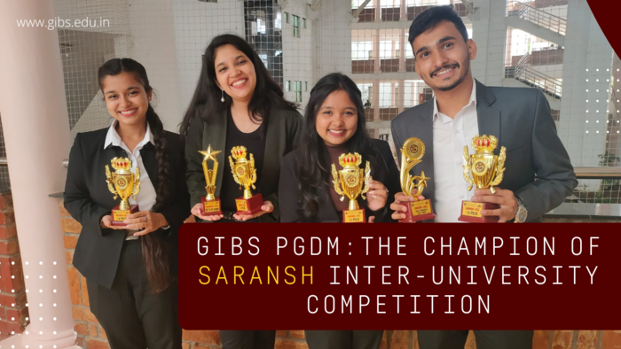 gibs-pgdm-the-champion-of-saransh-inter-university-competition